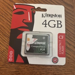 NEW Sealed Kingston 4GB Compact Flash CF Memory Card free shipping - Picture 1 of 2