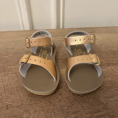 Sandalias de agua salada Sun-San, a prueba de agua estilo Sea Wee, oro rosa, talla 6 niño pequeño Foto 1 de 4