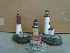 Three Resin Lighthouses - Picture 1 of 9
