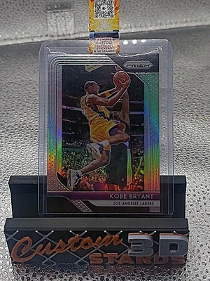 Kobe Bryant SILVER PRIZM 2018-19 Panini Prizm SP REFRACTOR Card # 15 | LAKERS - Image 1 of 2