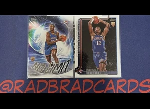 Lote de 2 tarjetas de novato NBA de baloncesto Oklahoma Thunder 25-26 Topps Thomas Sorber como nuevas - Imagen 1 de 1