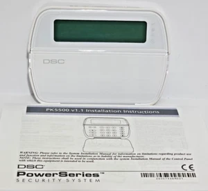 DSC PK5500 PowerSeries 64-Zone LCD Full-Message Keypad - Picture 1 of 6