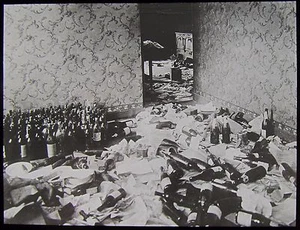 Glass Magic Lantern Slide CITADEL OF ARRAS GERMAN LOOTING NO2 WW1 PHOTO FRANCE - Picture 1 of 2