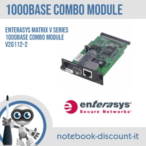 Enterasys V2G112-1 1000BASE Combo Module Network Matrix V Series Extreme Rete - Imagen 1 de 1