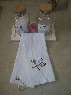 Toalla de tenis, toallas deportivas personalizadas, toallas de tenis personalizadas, día del padre Foto 1 de 4