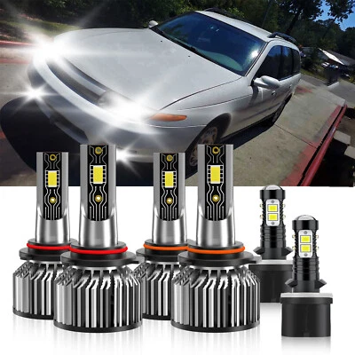 Kit de luces antiniebla de haz alto bajo bombilla LED para Saturn LW2 2000 6500K blanco Foto 1 de 4