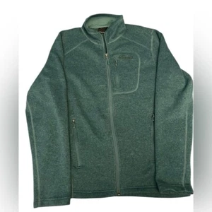 MARMOT Drop Line maglione full zip pile giacca uomo verde medio erica - Foto 1 di 10