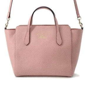 GUCCI Swing Mini Handtasche Leder Rosa 368827 - Bild 1 von 15
