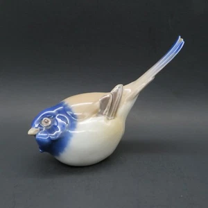 Vintage B&G Porcelain Titmouse Bird Figurine #1633 Bing & Grondahl Denmark  - Picture 1 of 11