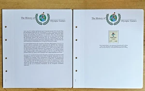 China Sonderbriefmarke Olympische Winterspiele 2022 Peking Beijing Sammelblätter - Bild 1 von 2