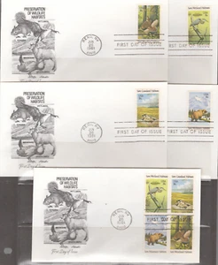1981 FDC Set of 5 - Scott# 1921-24 - Wildlife Habitats - Artmaster  Cachet - Picture 1 of 1