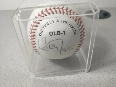 Wally Joyner Autographed Baseball W/ New Stackable Case NO COA  - Image 1 of 4