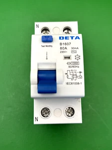 Deta B1607 80A 30mA zweipolig RCD - Bild 1 von 4