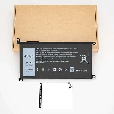 Аккумулятор WDX0R WDXOR 42 Втч для Dell Inspiron 15 5567 5568 13 5368 7368 7569 7579 - Изображение 1 из 4