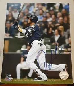 ORLANDO ARCIA MILWAUKEE BREWERS SIGNED AUTOGRAPHED PHOTO FILE 8X10 COA BASEBALL - Picture 1 of 1