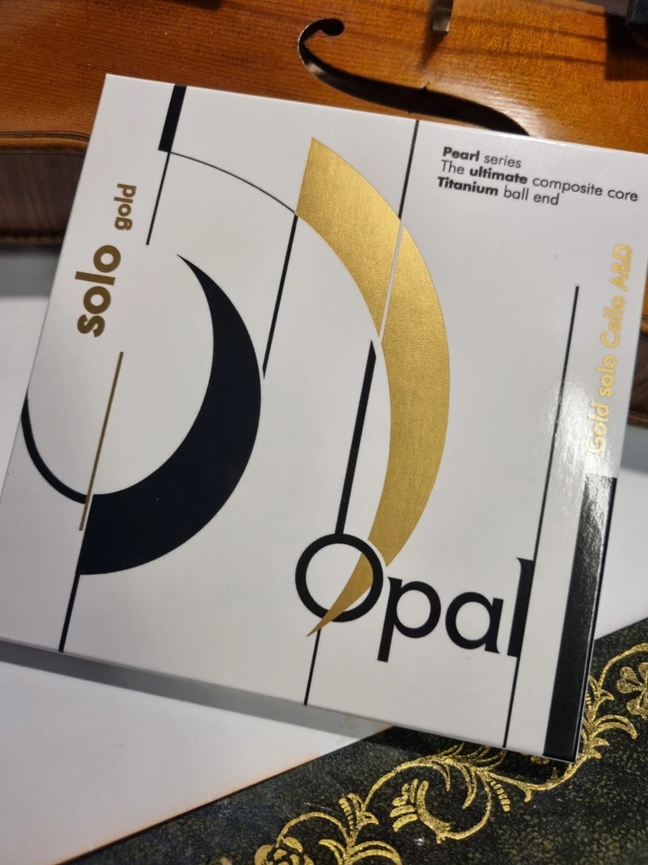 SPR'25 For-tune Opal Gold Cello 4/4 Professional String set D, A  Pearl Series - Image 1 of 4