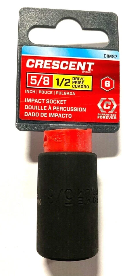 Crescent 1/2" Drive 5/8" Impact Socket 6 Point CIMS7 - Image 1 of 1