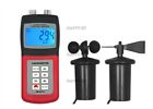 New Am-4836C 3Cup Anemometer Air Flow Meter Wind Direction °C Gauge Tester Pc