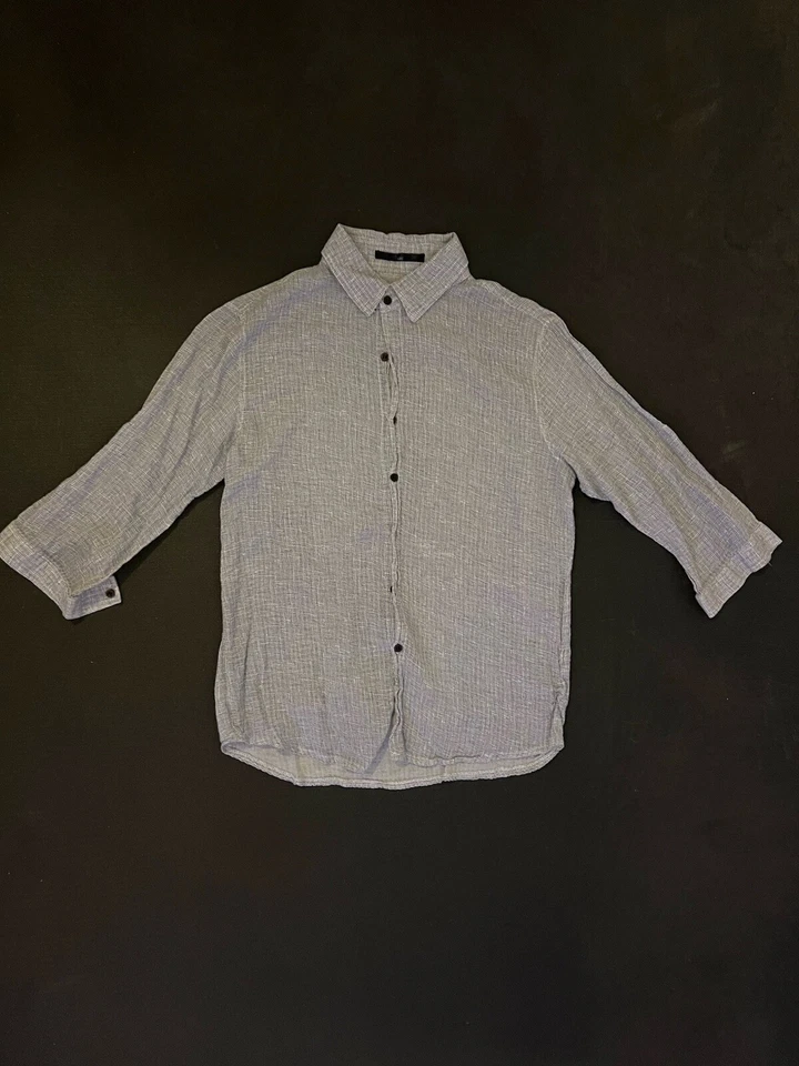 Vintage Japanese Hare Button Down Shirt 3/4 Sleeve Size S - Image 1 of 2