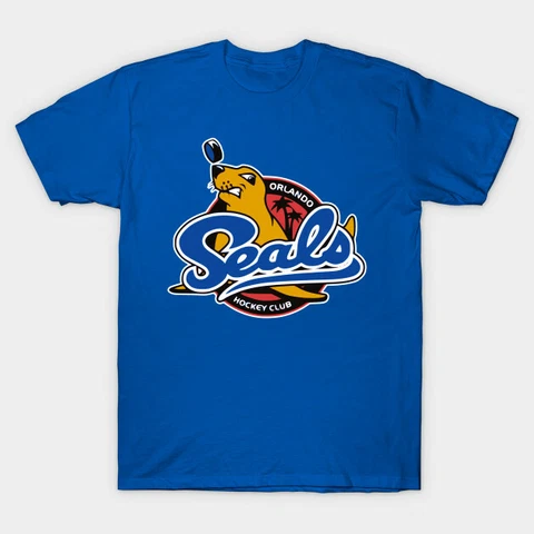 Orlando Seals hockey t-shirt ACHL SPHL WHA2 Solar Bears Florida Cover