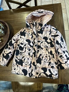 Pink H&M  Disney Minnie Mouse jacket US Size 7-8 Years Old - Picture 1 of 7