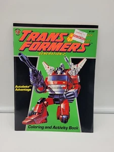 VTG RARE Transformers G2 Autobots Advantage Coloring Activity Book 1993 - UNUSED - Picture 1 of 11