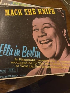 ELLA FITZGERALD COMPLETE ELLA IN BERLIN: MACK THE KNIFE LP Record Album Vinyl - Picture 1 of 1