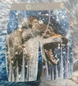 ETHIKA The Staple Blue Fangs Wolves Boxer Briefs Size XL NEW - Picture 1 of 3