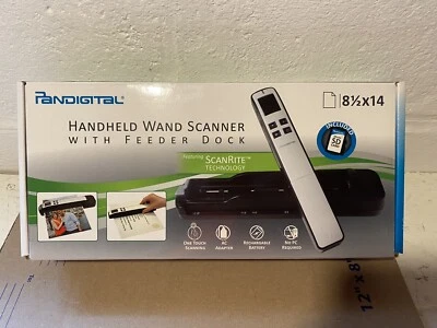 Pandigital Handheld Wand Scanner with Feeder Dock (RED) Scan Rite Technology - Image 1 of 4