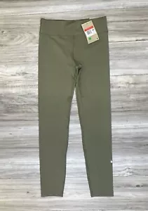 Nike Dri-FIT One Big Kids (Girls) Leggings DQ8836-222 Olive Green Size Large New - Picture 1 of 8