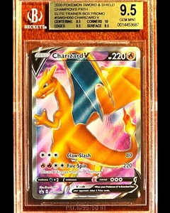 Charizard V - 2020 Pokemon Champion's Path Full Art HOLO Promo SWSH050 - BGS 9.5 - Bild 1 von 3