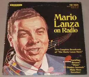 Mario Lanza LP Two Complete Broadcasts On Radio - Radiola MR-1121 - Foto 1 di 1