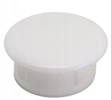 LOGISTSYSTEM 10x Abdeckstopfen für Bohrung 15 mm Weiß Kunststoff Blindstopfen Abdeckkappen