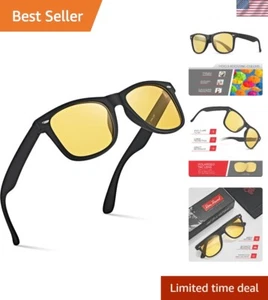 Stylish Polarized Night Driving Sunglasses - UV Protection for Men & Women - Picture 1 of 8