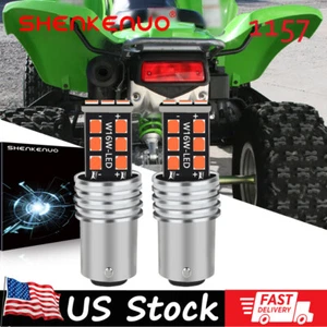 2 bombillas traseras LED súper rojas para Kawasaki KFX700 V-Force 2004, 2005 ATV: EE. UU. - Imagen 1 de 12