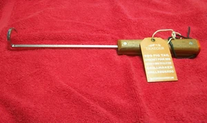 Traeger Schweineschwanzfutter Fleischflipper BBQ Grill Fleischhaken Wender lockig Flip - Bild 1 von 3