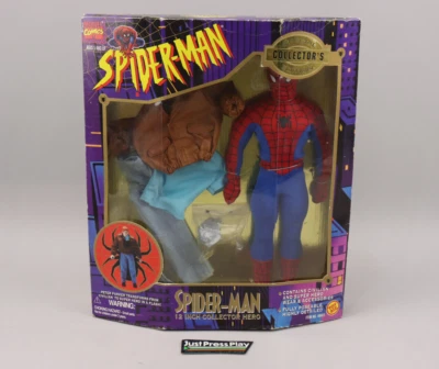 Figura Spider-Man 12 pulgadas edición especial coleccionista sin abrir ToyBiz Peter 1995 Foto 1 de 4