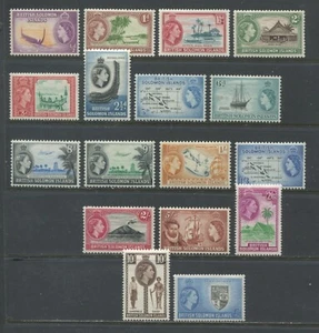Solomon Islands QEII 1956-60 set unmounted mint NH - Picture 1 of 1