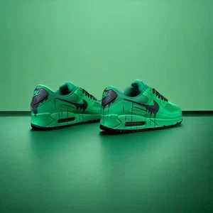 Custom Nike Air Max 90 Sneakers / Handmade Painted / Dripped Shoes / Unique - Picture 1 of 5