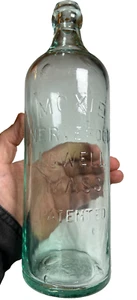 Antique Blob Top Moxie Nerve Food LOWELL Massachusetts MA Embossed Soda Bottle - Picture 1 of 20