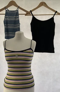 Cropped Tank Tops 3 Pack Size S Variety Brands - Picture 1 of 12