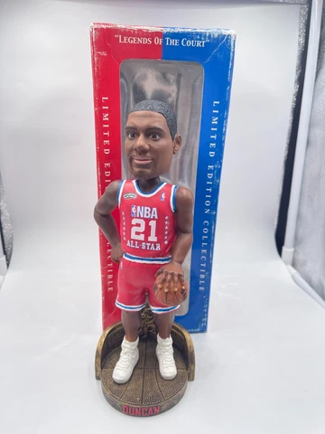 NBA Bobblehead Tim Duncan 2003 All Star Bobblehead San Antonio Spurs NBA HOF Cover