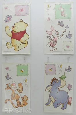 Pegatinas de pared Winnie The Pooh pastel Disney bebé pelar y pegar habitación calcomanía Deor Foto 1 de 4