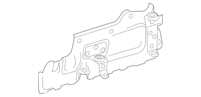 Protector térmico montaje turbocompresor original Mercedes Benz G 550 2016-2023 1761504600 Foto 1 de 3