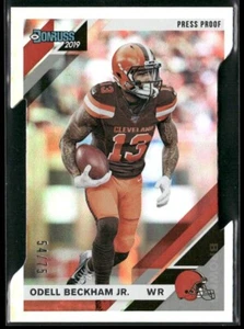 Odell Beckham Jr 2019 Panini Donruss #180 Press Proof Silver Die Cut /75 - Picture 1 of 2