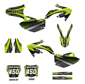 Kit de calcomanías gráficas CRF 450R se adapta a Honda Dirt Bike 2005 2006 2007 2008 #3333 Manta - Imagen 1 de 1