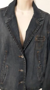 Ladies  Chico's Denim  Blue Jacket Size 1=M - Picture 1 of 9