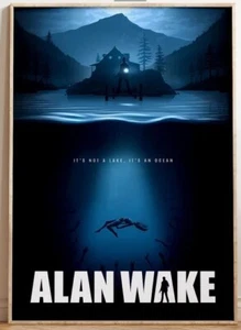 Alan Wake Game Poster, High Quality Art Print, Thriller Adventure Wall Art 2 - Picture 1 of 4