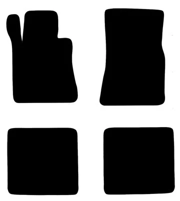 MERCEDES BENZ 560 SEL 1985-1991 CUSTOM FIT CARPET FLOOR MATS 3 COLORS AVAILABLE - Image 1 of 3