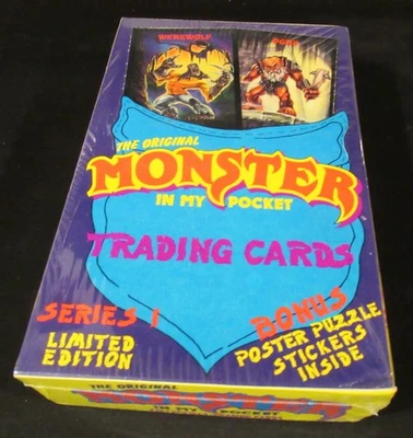 Monster In My Pocket Serie 1 - 1991 Caja Sellada de Fábrica con 48 Paquetes Foto 1 de 2